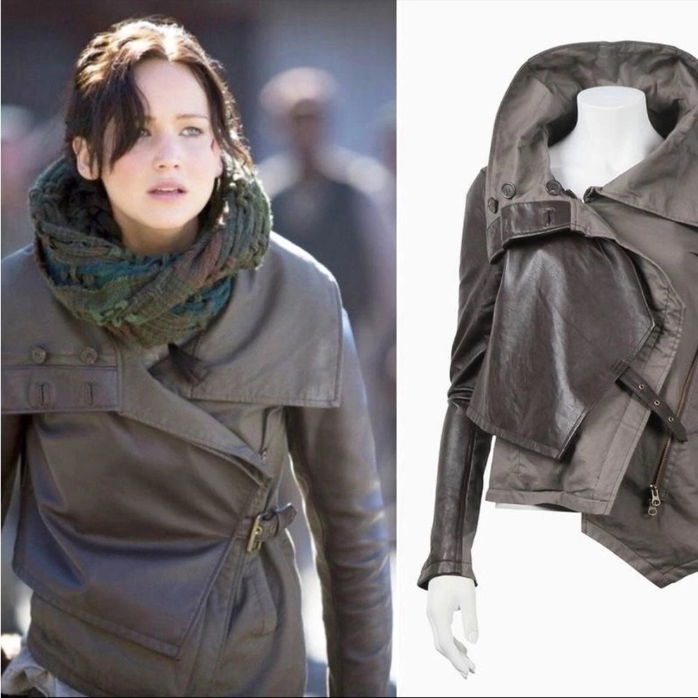 Nicholas K Black Leather Asymmetrical Jacket - Picture 5 of 5